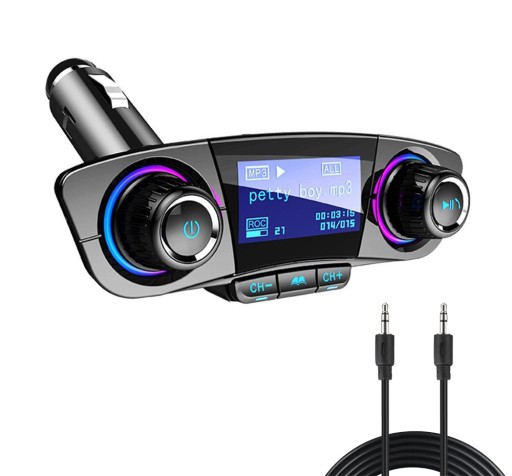 ЗАРЯДНОЕ УСТРОЙСТВО FM BLUETOOTH ПЕРЕДАТЧИК 3.1A 2xUSB MP3