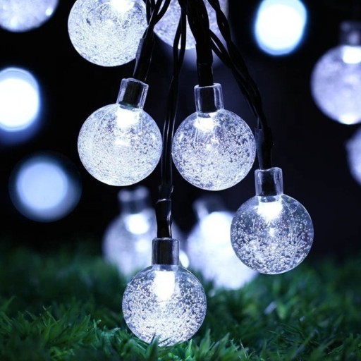 СОЛНЕЧНЫЕ САДОВЫЕ ЛАМПЫ GIRLANDA 50LED, 9M COLD