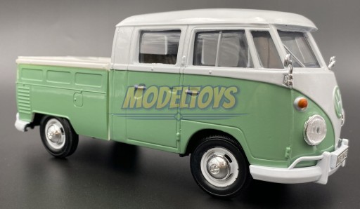 Пикап VW Type 2 T1 с двойной кабиной 1:24 Motormax 79343