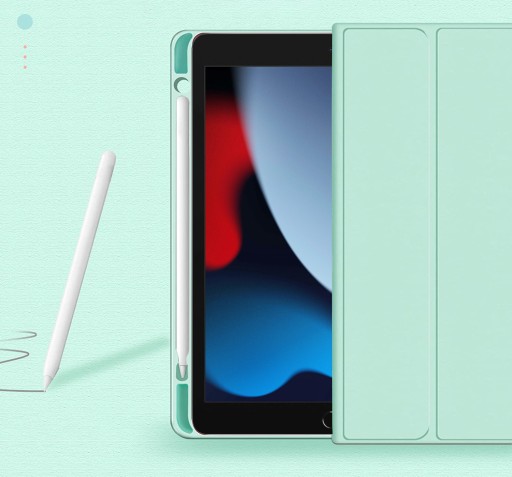 ЧЕХОЛ-КЛАВИАТУРА ДЛЯ APPLE IPAD 10,2 ДЮЙМА 9-ГО ПОКОЛЕНИЯ 2021 Г., ЗЕЛЕНЫЙ