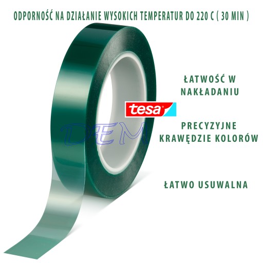 Маскировка TESA 50600 Высокоэлементарный зеленый