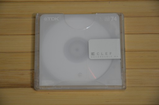 MiniDisc TDK CLEF 74 - Biały