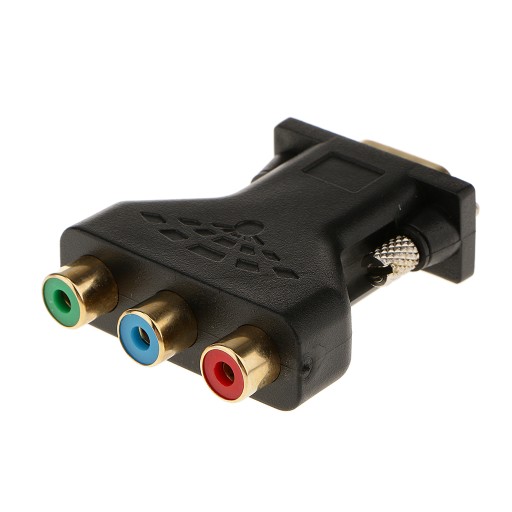 3 RCA RGB компонентного видео YPbPr к 15-контактному разъему D-sub