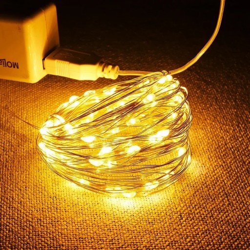 Светодиодные гирлянды USB 1/2/3/5/10M, медный провод