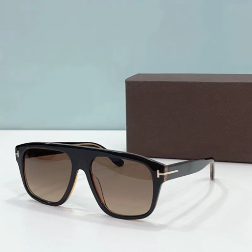 Tom Ford tf0777 прямоугольные солнцезащитные очки для женщин и мужчин брендовый дизайнер черный