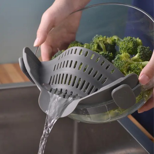 Дуршлаг, силиконовый дуршлаг, сито, насадка для Thermomix Monsieur Cuisine