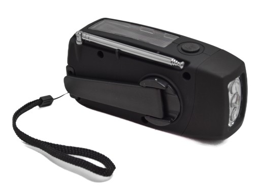 АВАРИЙНЫЙ ФОНАРЬ CRANK RADIO SOLAR POWERBANK
