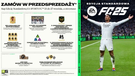Премьера EA Sports FC 25 Xbox Series X/Xbox One Night с одной коробкой от Allegro