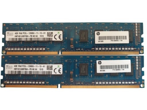 Оперативная память 8 ГБ 2x4 ГБ DDR3 DIMM 1600 МГц PC3 12800U