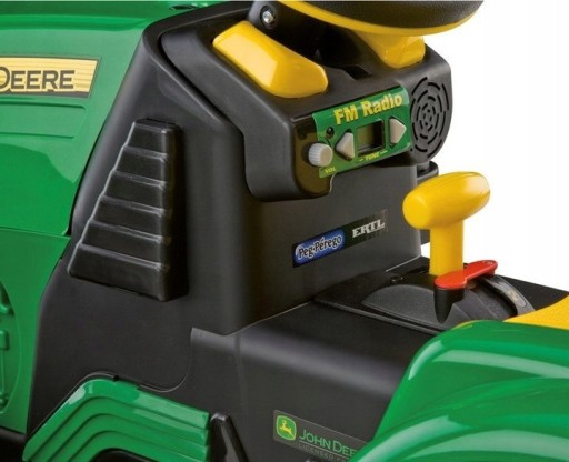 АККУМУЛЯТОРНЫЙ ТРАКТОР С ЭКСКАВАТОРОМ JOHN DEERE 12V ТРАКТОР ДЛЯ ДЕТЕЙ ЭКСКАВАТОР