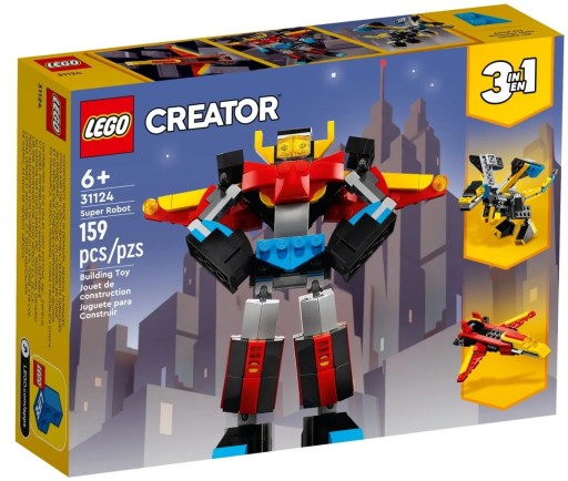 LEGO CREATOR 3W1 SUPER ROBOT 31124