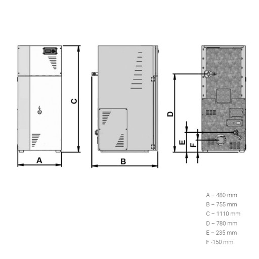 KOCIOŁ NA PELLET Lidia Compact Mini 15 KB-400108