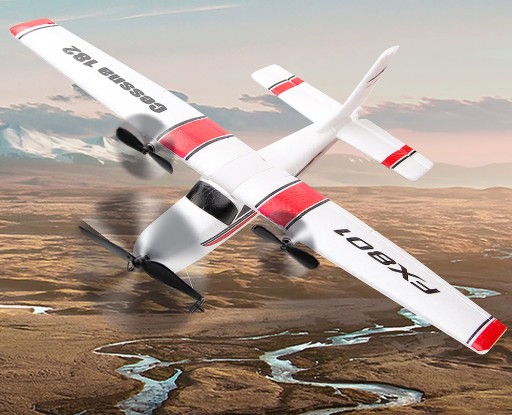 Дистанционно управляемый радиоуправляемый самолет Cessna 182 Glider
