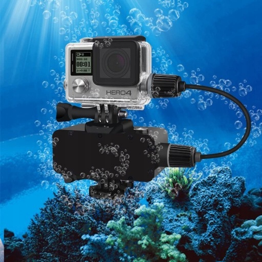 Для GoPro Hero 4 3 Водонепроницаемый чехол Водонепроницаемый