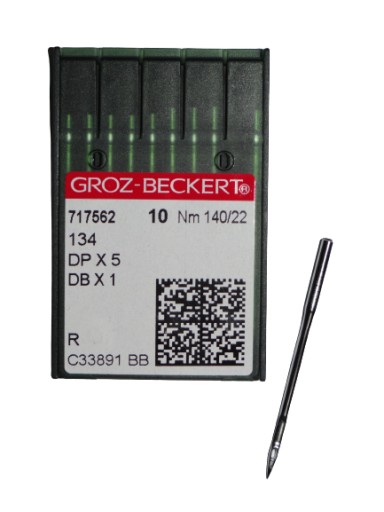 ИГЛЫ 134 140/22 DPx5 DBx1 717562 Кожаные обивочные ремни из технического текстиля