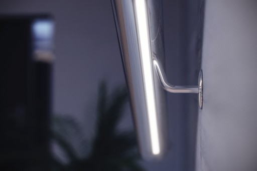 Profil + Klosz do LED LUMINES Typ X SREBRNY 1m