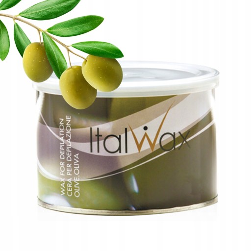 ItalWax Оливковый эфирный воск в банке РАЗГЛАЖИВАНИЕ КОЖИ