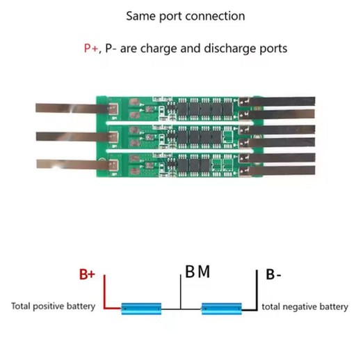 МОДУЛЬ ЗАРЯДКИ АККУМУЛЯТОРА 2S 10A OCP 17A