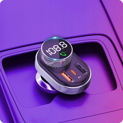 Аудио Bluetooth для автомобиля через прикуриватель + зарядка через USB от автомобиля