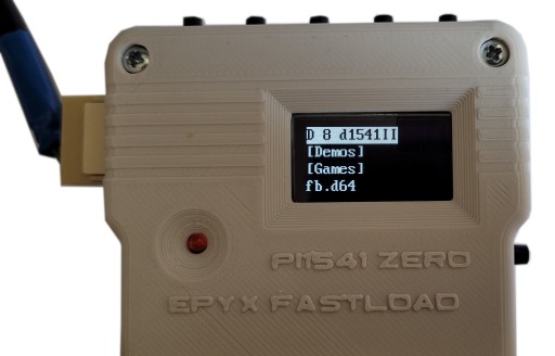 Эмулятор станции PI1541 C64 + турбо EPYX Fast Load