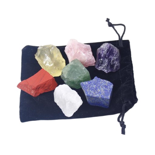 Naturalne kryształowe kamienie czakr do upadku, medytacji i kryształów Reiki 3-5 cm