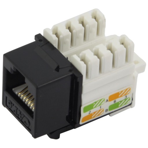 Розетка Keystone 8p8c RJ45 Cat.6 UTP