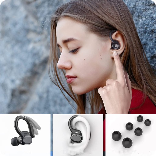 СПОРТИВНЫЕ НАУШНИКИ BLUETOOTH ДЛЯ БЕГА С СЕНСОРНЫМ МИКРОФОНОМ + POWERBANK