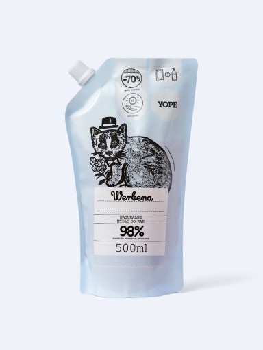 YOPE Натуральное жидкое мыло VERBENA REFILL 500 м