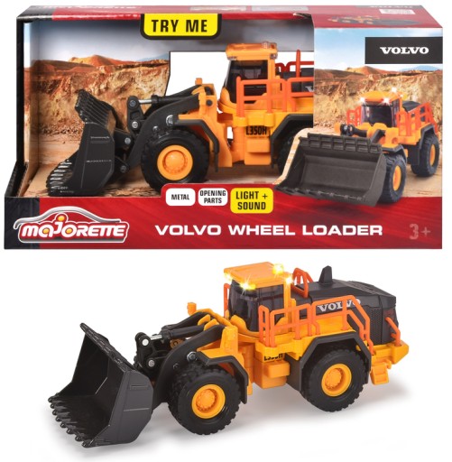 MAJORETTE Volvo Bulldozer Light Sound 21CM GRAND