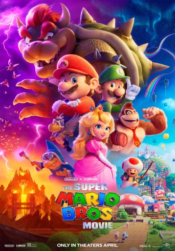 Постер фильма Super Mario Bros. (2023) 70x50см #187