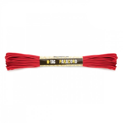 ВЕРЕВКА PARACORD MINICORD 15M M-TAC STRONG SURVIVAL RED