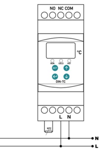 РЕГУЛЯТОР ТЕМПЕРАТУРЫ ТЕРМОСТАТ -50 110 C 230 В переменного тока