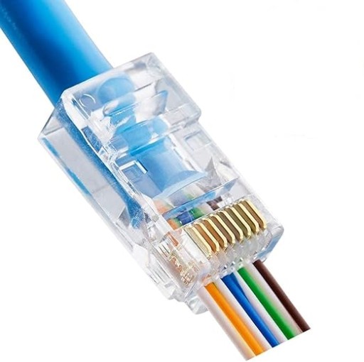 100 x подключаемые советы 5E RJ-45 для интернет-кабеля LAN UTP