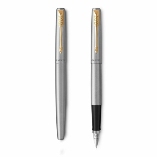 Ручка и шариковая ручка Parker Steel GT Jotter с ГРАВИРОВКОЙ