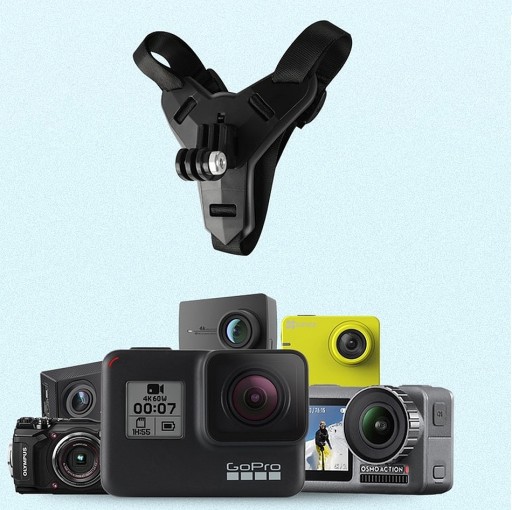 КРЕПЛЕНИЕ СПОРТИВНОЙ КАМЕРЫ НА ШЛЕМ GOPRO