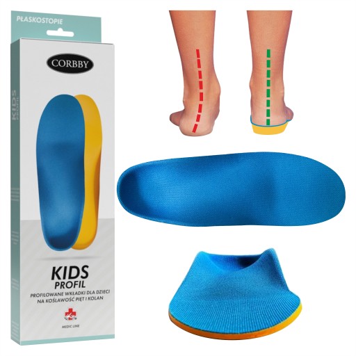 Стельки для обуви ортопедические VALUUS FOOT FLAT VALUS 32/33