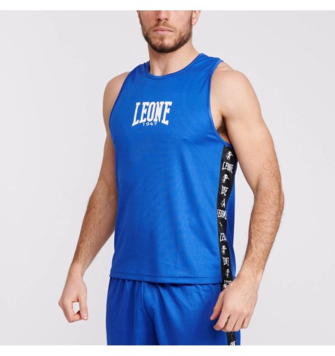KOSZULKA BOKSERSKA LEONE AMBASSADOR Boxing Tank niebieska rozmiar S