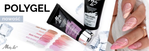 Molly Lac POLY GEL ACRYL GEL строительный гель 30мл
