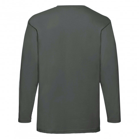 Longsleeve męski Fruit of the Loom koszulka bluzka długi rękaw Grafitowy S