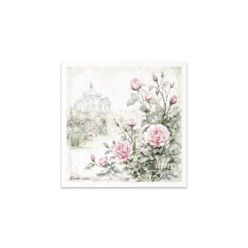 Zestaw papierów ryżowych RSM177 kwiaty, róże, peonie