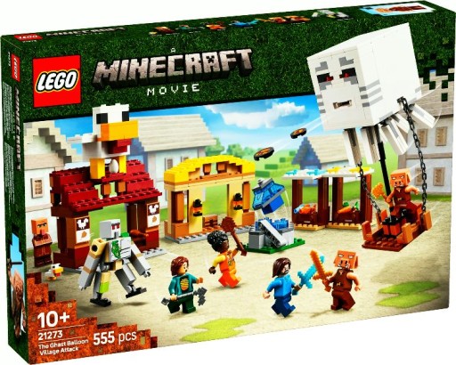 LEGO MINECRAFT - THE GHAST BALLOON VILLAGE ATTACK NR. 21273
