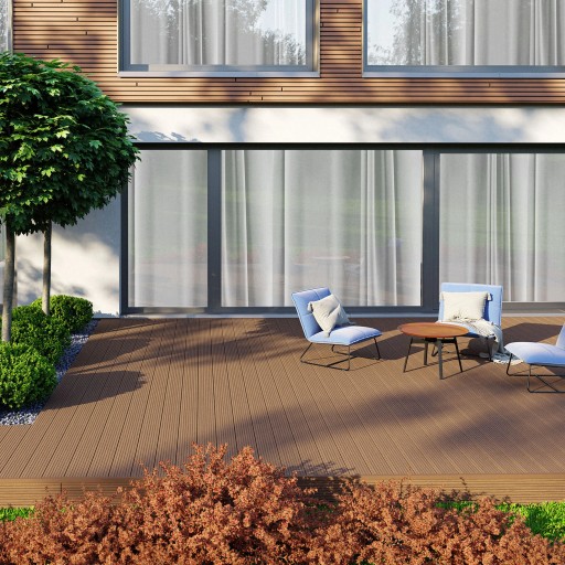 Композитная плита Chestnut Bergdeck Wood, структура дерева 2400x150x25 BW0004