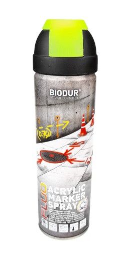 FARBA GEODEZYJNA SPRAY FLUO ŻÓŁTY DO ZNAKOWANIA