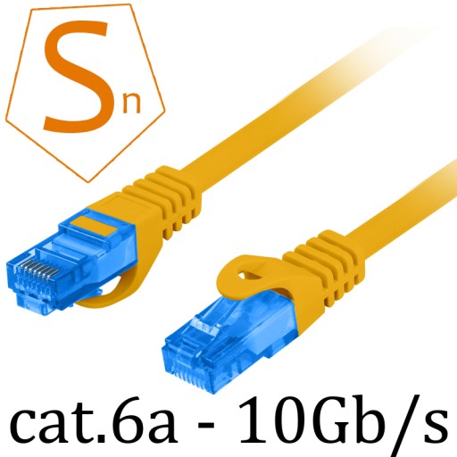 Kabel Ethernet RJ45 LAN kat.6A SFTP S/FTP LSZH 3M