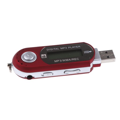 1 x MP3-видеоплеер с электронной книгой USB 4 FM MP4, красный