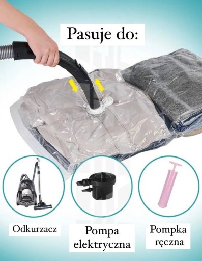 ВАКУУМНЫЙ СУМОК ДЛЯ ОДЕЖДЫ, набор из 10 шт., разные размеры.