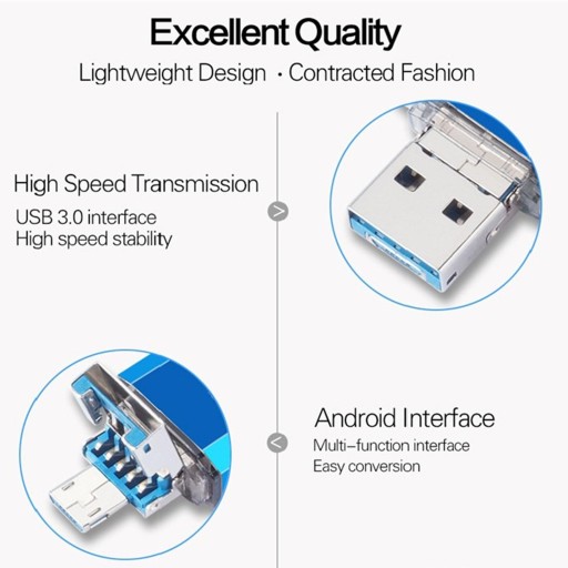 Dysk flash 64 GB Zewnętrzna pamięć masowa 3 cale