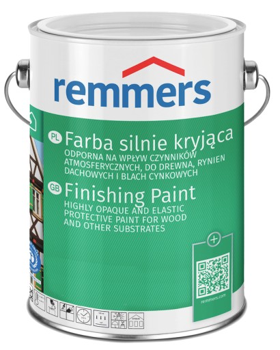 Remmers Матовая краска для дерева 0,75л Антрацит