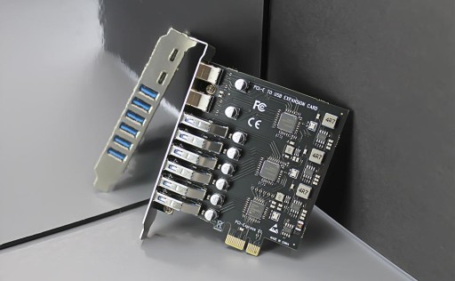 8-портовая плата адаптера USB 3.0 PCIe (2 USB-C и 6 USB-A)