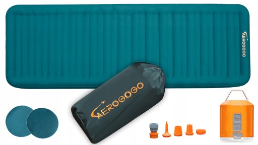МАТРАС AEROGOGO Peyto GMX-01 LIGHT, надувной + электрический НАСОС